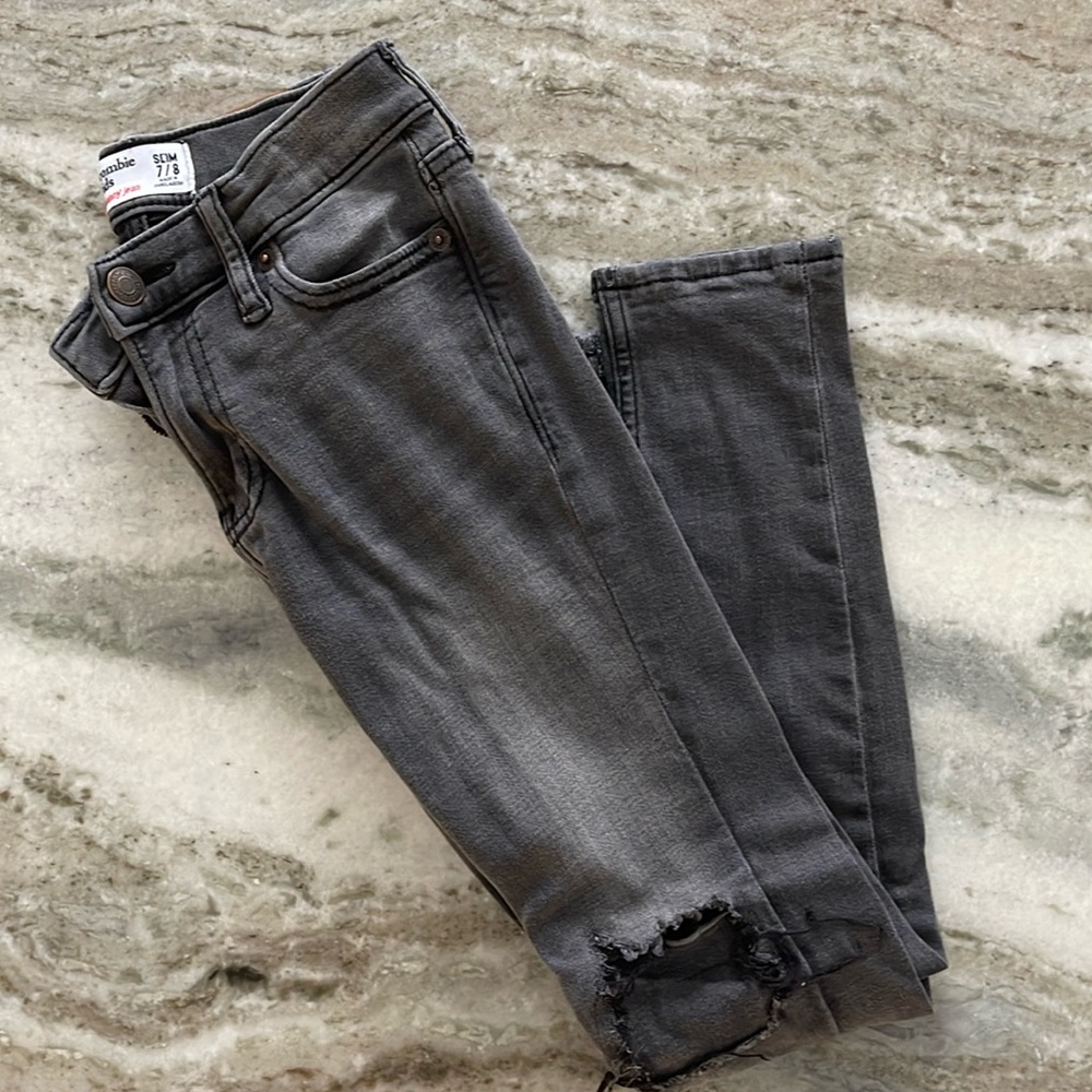 Abercrombie Kids Stacked Skinny Jeans Slim Size 7/8